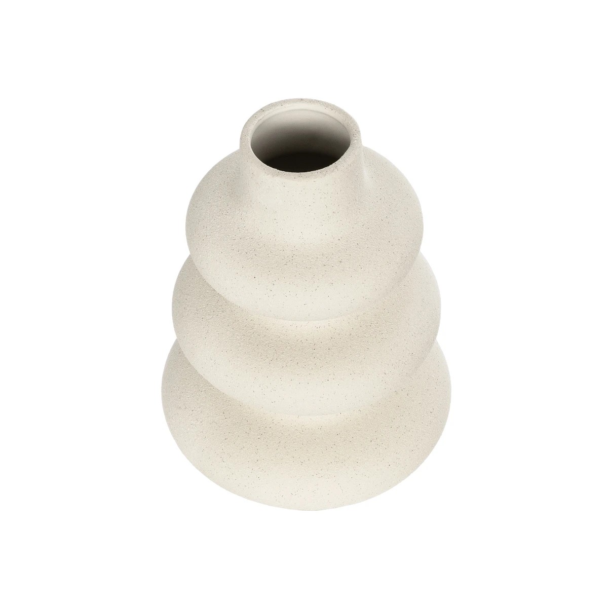 GloboStar® Artificial Garden THAILAND 21278 Διακοσμητικό Κεραμικό Βάζo Μπεζ Π14 x Μ14 x Υ21cm - Image 2