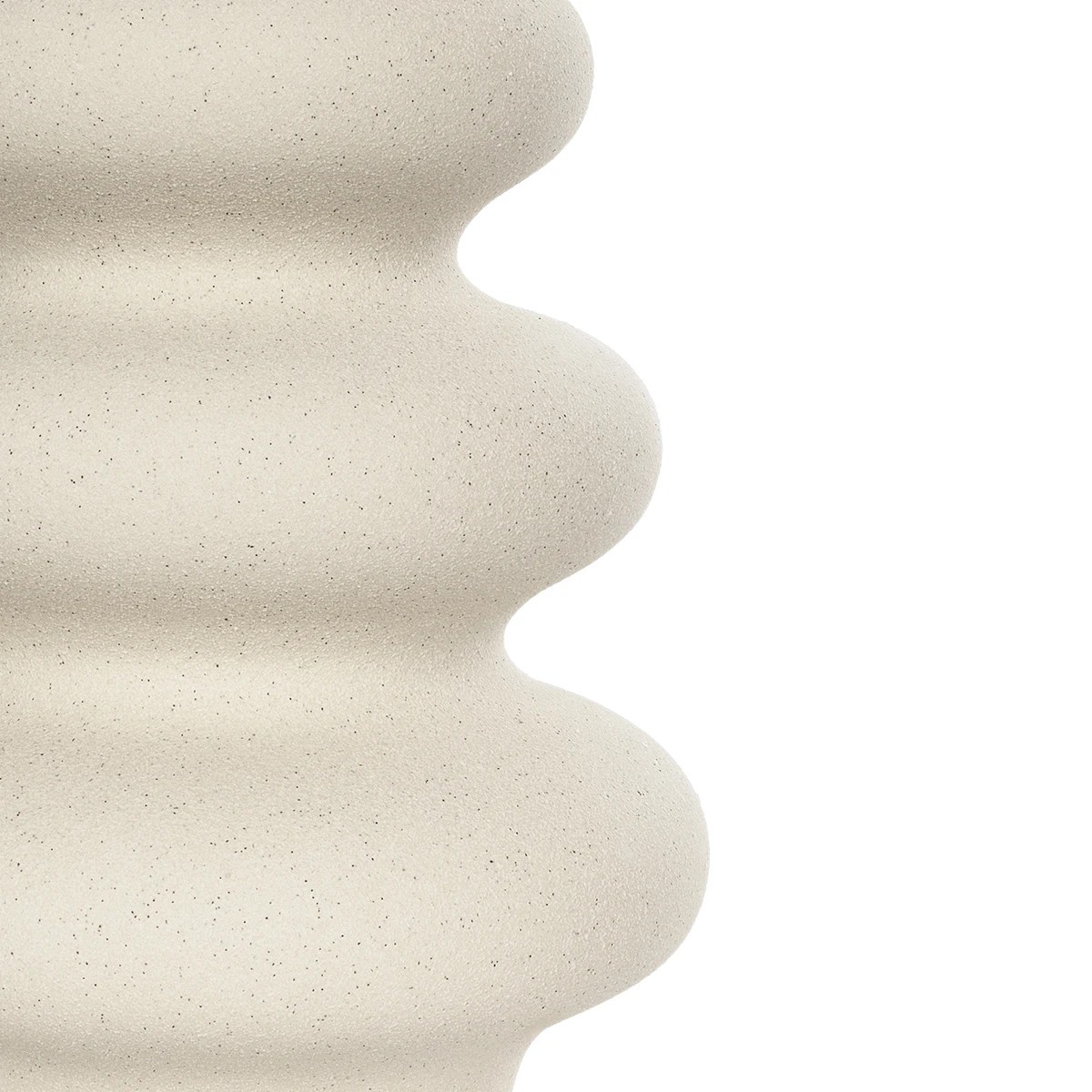 GloboStar® Artificial Garden THAILAND 21278 Διακοσμητικό Κεραμικό Βάζo Μπεζ Π14 x Μ14 x Υ21cm - Image 5