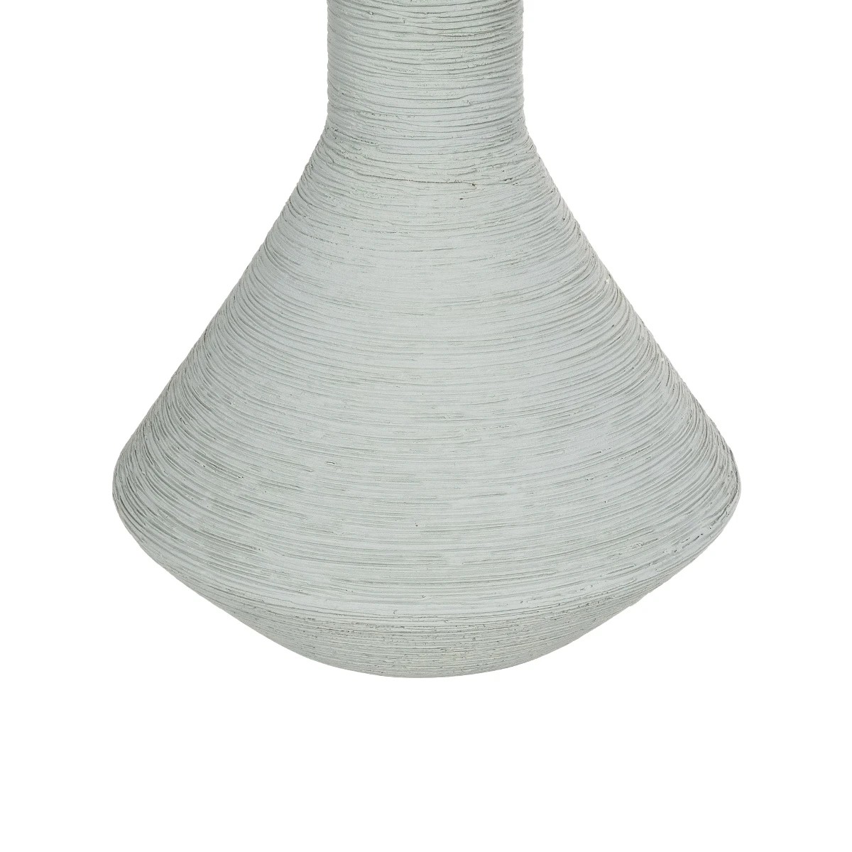 GloboStar® Artificial Garden TANAH 21282 Διακοσμητικό Κεραμικό Βάζo Γκρι Π13 x Μ13 x Υ20cm - Image 5