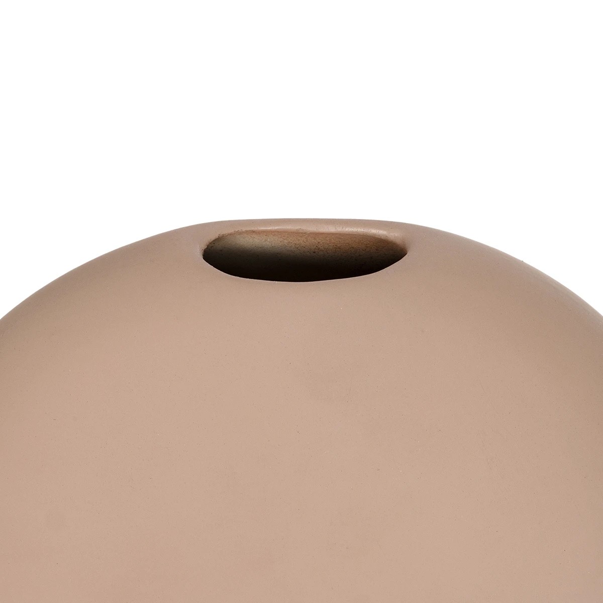 GloboStar® Artificial Garden LANZAROTE 21290 Διακοσμητικό Κεραμικό Βάζo Καφέ Π15 x Μ15 x Υ14cm - Image 4