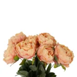 GloboStar® Artificial Garden PEONY FLOWER 21297 Τεχνητό Διακοσμητικό Μπουκέτο Κλαδιά Παιώνιας Μ35 x Π23 x Υ46cm - Image 2