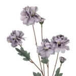 GloboStar® Artificial Garden PURPLE CHRYSANTHEMUM BRANCH 21303 Τεχνητό Διακοσμητικό Μωβ Κλαδί Χρυσάνθεμο Y83cm - Image 2