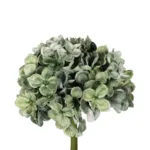 GloboStar® Artificial Garden GREEN HYDRANGEA BRANCH 21316 Τεχνητό Διακοσμητικό Κλαδί Πράσινη Ορτανσία Y47cm - Image 2