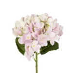 GloboStar® Artificial Garden PINK HYDRANGEA BRANCH 21318 Τεχνητό Διακοσμητικό Κλαδί Ροζ Ορτανσία Y48cm - Image 2