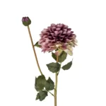 GloboStar® Artificial Garden PURPLE CHRYSANTHEMUM BRANCH 21322 Τεχνητό Διακοσμητικό Μωβ Κλαδί Χρυσάνθεμο Y70cm - Image 2