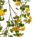 GloboStar® Artificial Garden ORANGE APRICOT BRANCH 21325 Τεχνητό Διακοσμητικό Πορτοκαλί Κλαδί Ροδακινίας Y100cm - Image 2