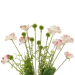 GloboStar® Artificial Garden PINK CANAION FLOWER BOUQUET 21327 Τεχνητό Διακοσμητικό Μπουκέτο Ροζ Κάννα Y60cm - Image 2