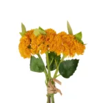 GloboStar® Artificial Garden ORANGE SEDUM BOUQUET 21346 Τεχνητό Διακοσμητικό Μπουκέτο Πορτοκαλί Σέδο Y30cm - Image 2