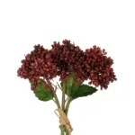 GloboStar® Artificial Garden RED HYACINTH BOUQUET 21353 Τεχνητό Διακοσμητικό Μπουκέτο Κόκκινος Υάκυνθος Y30cm - Image 2