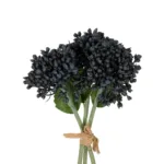 GloboStar® Artificial Garden BLACK HYACINTH BOUQUET 21356 Τεχνητό Διακοσμητικό Μπουκέτο Μαύρο Υάκυνθος Y30cm - Image 2