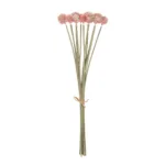 GloboStar® Artificial Garden PINK DANDELION BOUQET 21359 Τεχνητό Διακοσμητικό Ταραξάκο Μπουκέτο Y54cm