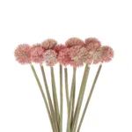 GloboStar® Artificial Garden PINK DANDELION BOUQET 21359 Τεχνητό Διακοσμητικό Ταραξάκο Μπουκέτο Y54cm - Image 2