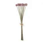GloboStar® Artificial Garden PURPLE DANDELION BOUQET 21360 Τεχνητό Διακοσμητικό Ταραξάκο Μπουκέτο Y54cm