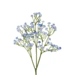 GloboStar® Artificial Garden BLUE BRANCH BABY BREATH 21296 Τεχνητό Διακοσμητικό Κλαδί Μπλέ Γυψοφίλης Y53cm - Image 2