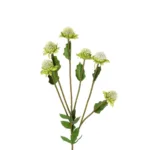 GloboStar® Artificial Garden GREEN IRON THREAD BRANCH 21372 Τεχνητό Διακοσμητικό Κλαδί Πράσινο Ασπιδίστρα  Y57cm - Image 2