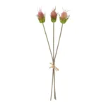 GloboStar® Artificial Garden PINK VELVET FRUIT BOUQET 21377 Τεχνητό Διακοσμητικό  Μπουκέτο Βερμπάσκο Y56cm