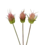 GloboStar® Artificial Garden PINK VELVET FRUIT BOUQET 21377 Τεχνητό Διακοσμητικό  Μπουκέτο Βερμπάσκο Y56cm - Image 2