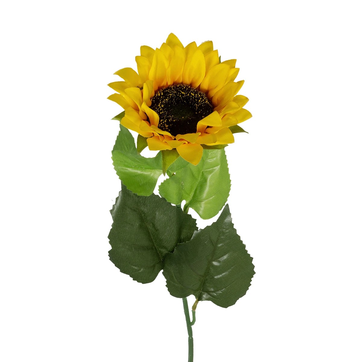 GloboStar® Artificial Garden YELLOW SUNFLOWER BRANCH 21381 Τεχνητό Διακοσμητικό Κλαδί Ηλιοτρόπιο Κίτρινο Y62cm - Image 2