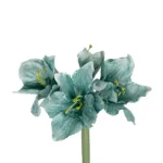 GloboStar® Artificial Garden SKY BLUE KAFFIR LILY BRANCH 21389 Τεχνητό Διακοσμητικό Κλαδί Μπλέ Κρίνο Y72cm - Image 2