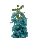 GloboStar® Artificial Garden BLUE DELPHINIUM FLOWER BRANCH 21394 Τεχνητό Διακοσμητικό Κλαδί Δελφίνιο Y48cm - Image 2