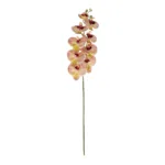 GloboStar® Artificial Garden PING SALMON ORCHID BRANCH 21405 Τεχνητό Διακοσμητικό Κλαδί  Ροζ Ορχιδέα Y95cm