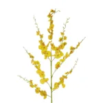 GloboStar® Artificial Garden YELLOW DANCE ORCHID BRANCH 21414 Τεχνητό Διακοσμητικό Κλαδί Κίτρινη Ορχιδέα Y110cm - Image 2