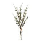 GloboStar® Artificial Garden GREEN EUCALYPTUS FRUIT BOUQET 21431 Tεχνητό Διακοσμητικό Μπουκέτο Ευκάληπτος Πράσινο Y62cm