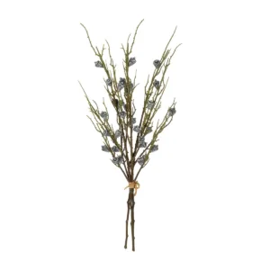 GloboStar® Artificial Garden GREEN EUCALYPTUS FRUIT BOUQET 21431 Tεχνητό Διακοσμητικό Μπουκέτο Ευκάληπτος Πράσινο Y62cm