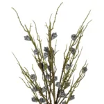 GloboStar® Artificial Garden GREEN EUCALYPTUS FRUIT BOUQET 21431 Tεχνητό Διακοσμητικό Μπουκέτο Ευκάληπτος Πράσινο Y62cm - Image 2