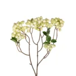 GloboStar® Artificial Garden WHITE BERRIES FRUIT BRANCH 21446 Τεχνητό Διακοσμητικό Κλαδί Λευκό Γκί Y96cm - Image 2