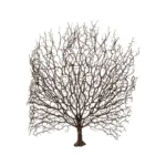 GloboStar® Artificial Garden BROWN COLAR BRANCH 21467 Τεχνητό Διακοσμητικό Κλαδί Καφέ Koράλι Y49cm