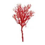 GloboStar® Artificial Garden RED COLAR BRANCH 21468 Τεχνητό Διακοσμητικό Κλαδί Κόκκινο Koράλι Y35cm