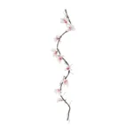 GloboStar® Artificial Garden MANGOLIA FLOWER VINE 21470 Τεχνητό Διακοσμητικό Κλαδί Μανόλιας  Y185cm