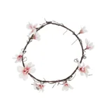 GloboStar® Artificial Garden MANGOLIA FLOWER VINE 21470 Τεχνητό Διακοσμητικό Κλαδί Μανόλιας  Y185cm - Image 2