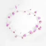 GloboStar® Artificial Garden MAGNOLIA FLOWER VINE 21471 Τεχνητό Διακοσμητικό Φυτό Λευκή & Ροζ Μανόλια Μ20 x Π20 x Υ300cm - Image 2