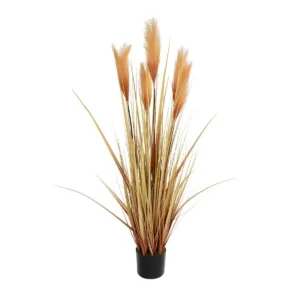 GloboStar® Artificial Garden PAMPAS GRASS 21475 Τεχνητό Διακοσμητικό Φυτό Παμπας Υ120cm