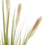GloboStar® Artificial Garden PAMPAS GRASS 21478 Τεχνητό Διακοσμητικό Φυτό Μπεζ & Πράσινο Πάμπας Μ90 x Π40 x Υ150cm - Image 2