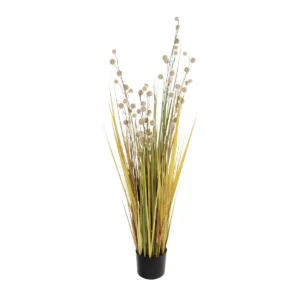 GloboStar® Artificial Garden CRASPEDIA GRASS 21479 Τεχνητό Διακοσμητικό Φυτό Κρασπέδια  Υ150cm