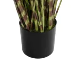 GloboStar® Artificial Garden ZEBRA GRASS 21482 Τεχνητό Διακοσμητικό Φυτό Ζέμπρα  Υ85cm - Image 4