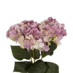 GloboStar® Artificial Garden PURPLE ORSENSIA GRASS BRANCH 21487 Τεχνητό Διακοσμητικό Κλαδί Μωβ Ορτανσίας Y43cm - Image 2