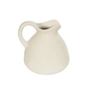 GloboStar® Artificial Garden HORIZON 21505 Διακοσμητικό Κεραμικό Βάζo Μπέζ Φ18 x Υ16 cm