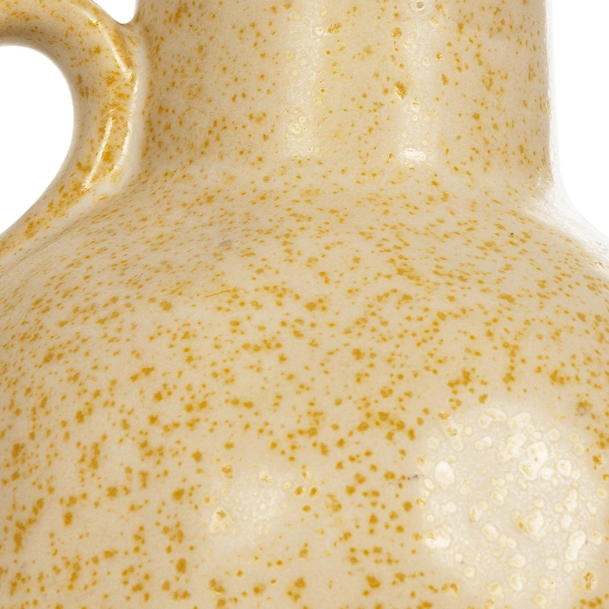 GloboStar® Artificial Garden SCHEELITE 21508 Διακοσμητικό Κεραμικό Βάζo Μπέζ Φ11 x Υ12 cm - Image 5