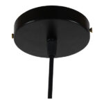 GloboStar® TERE 01165 Vintage Κρεμαστό Φωτιστικό Καμπάνα Μονόφωτο 1 x E27 IP20 Μαύρο Μέταλλο - Μ30 x Π30 x Υ25cm - Image 6