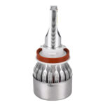 GloboStar® 82007 H11 C6 Line KIT Βασικού Φωτισμού Αυτοκινήτου & Φορτηγού 1st Generation Can-Bus Series LED CREE CXB COB 72W 7600lm DC 8-48V Αδιάβροχο IP65 Ψυχρό Λευκό 6000K - Image 2