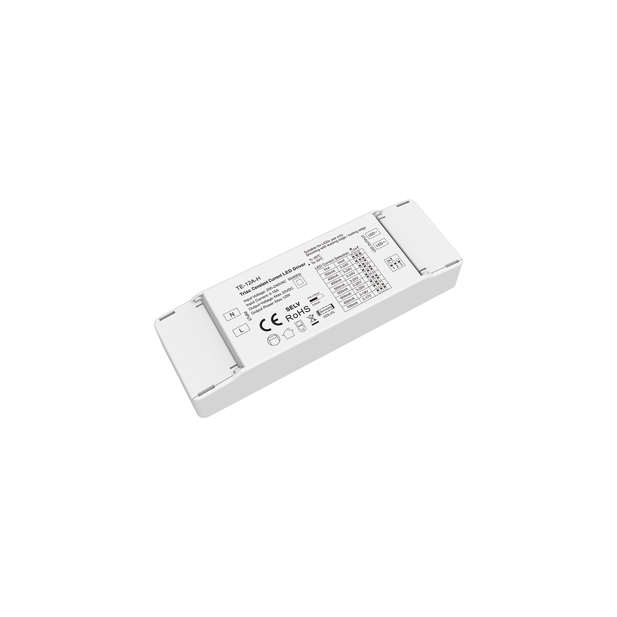 GloboStar® 73131 TE-12A-H SKYDANCE AC Triac Dimmable Constant Current LED Driver 1 Κανάλι AC 200-240V 1 x 0.15A 12W - Max 0.15A 12W - IP20 Μ11.1 x Π3.7 x Υ2cm - 5 Χρόνια Εγγύηση - Image 5