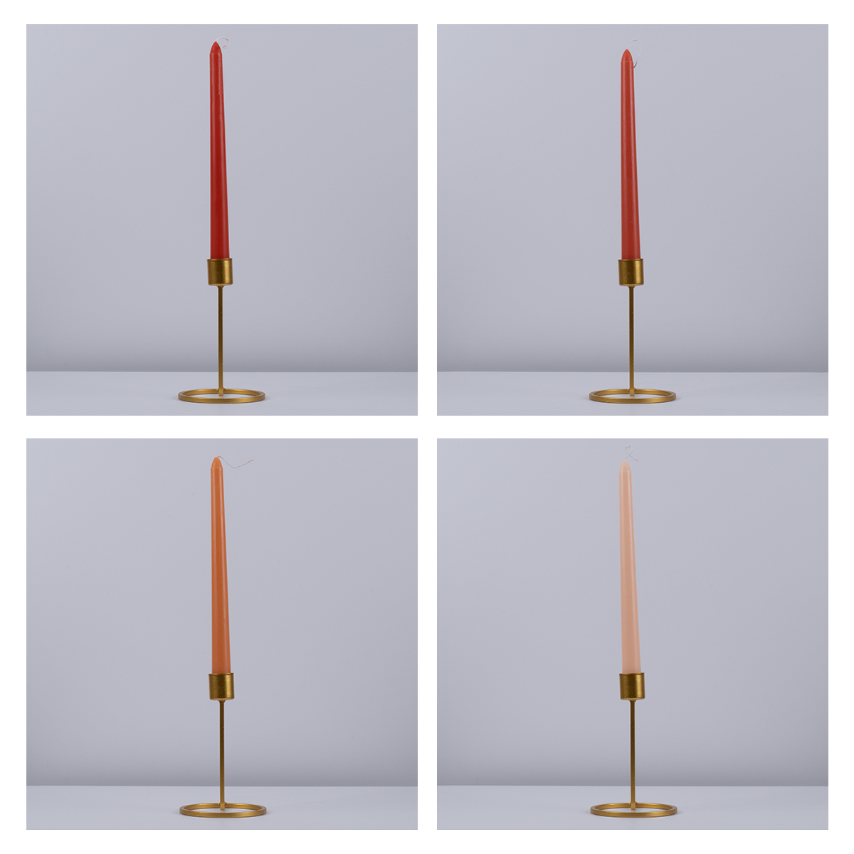 GloboStar® SUMMER-SIESTA 35212 ΣΕΤ 4 Αρωματικά Κεριά Κηροπηγίου Παραφίνης με Άρωμα Λουλούδια του Καλοκαιριού Πολύχρωμα Μ2 x Π2 x Υ25cm - Image 2