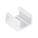 GloboStar® 70529 Πλαστική PVC Βάση Στήριξης για Όλες τις Πολύχρωμες RGB EPISTAR Slim Ταινίες LED Μονής Σειράς DC 230V IP68 - Μ1.5 x Π1.6 x Υ1.1cm