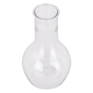 GloboStar® GRACE 35605 Διακοσμητικό Βάζο Πλαστικό Διάφανο Φ7 x Υ12cm