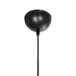 GloboStar® CONEY 203-0070 Μοντέρνο Κρεμαστό Φωτιστικό Καπέλο Μονόφωτο 1 x E27 IP20 Γκρι Διάτρητο Ύφασμα - Μ26 x Π26 x Υ25cm - Image 9