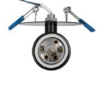 GloboStar® SARA 999-0058 Χωνευτό Φωτιστικό Οροφής Σποτ Μονόφωτο 1 x E27 IP20 Μαύρο Μέταλλο - Μ8,5 x Π8,5 x Υ11cm